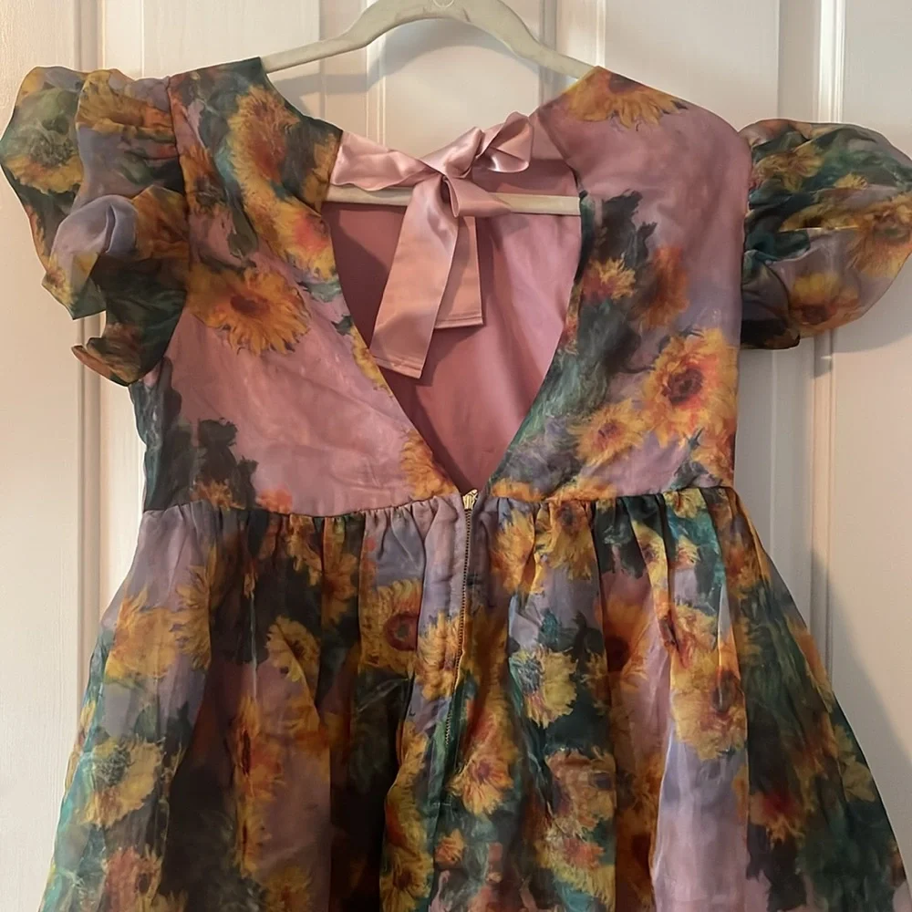 Selkie Monet Sunflower Dreamgirl Dress - Picture 8 of 13
